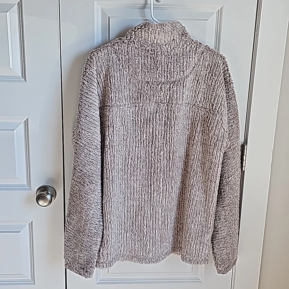 True Grit Frosty Cord Pile 1/4 Zip Pullover in Men's Size Medium EUC - Picture 4 of 5